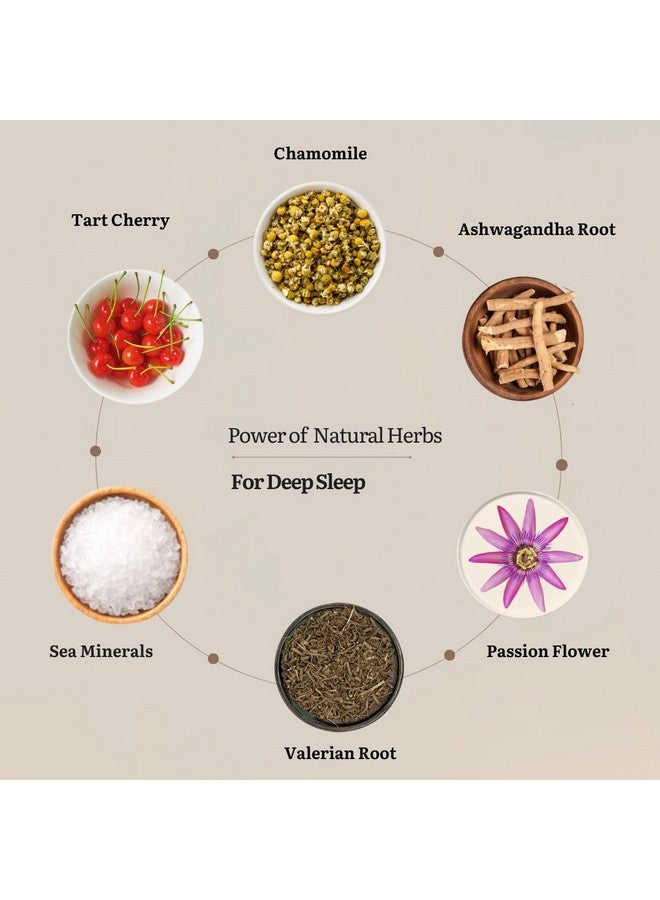 Earthful Melatonin Supplement 8mg For Deep Sleep | With Ashwagandha, Valerian Root & Chamomile Extract |100% Plant-Based, Non-Addictive Formula for Men, Women - 30 Capsules - Image 5