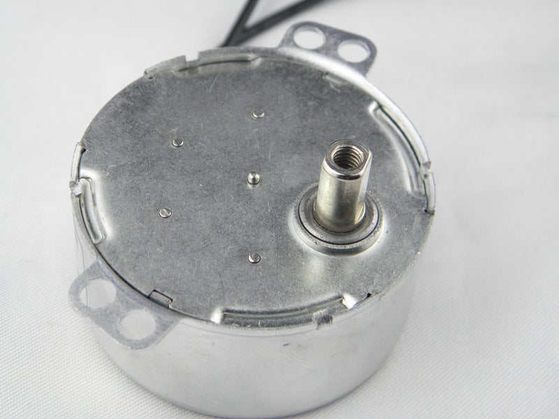 CHANCS Synchronous Synchron Motor TYD-50 12V AC 10-12RPM Flush Shaft 11mm Fixed Rotation CCW Electric Gear Motor - Image 2