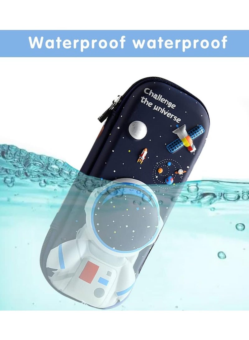 عام “حافظة قلم رصاص ثلاثية الأبعاد للرحالة الفضائيين، حافظة قلم رصاص مقاومة للماء مع جيب قلم رصاص متعدد الأقسام” - Image 2