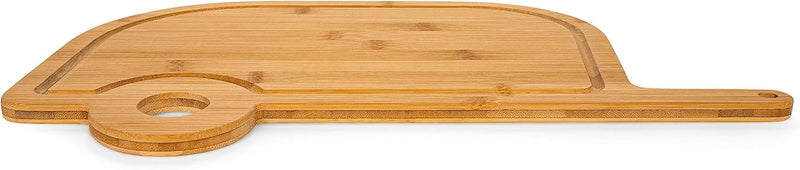 Camco Camco Life is Better at The Campsite Retro RV Shaped Bamboo Wood Cutting Board for Food PrepDoesnt Dull Knives Resists Moisture 53089 - Image 5