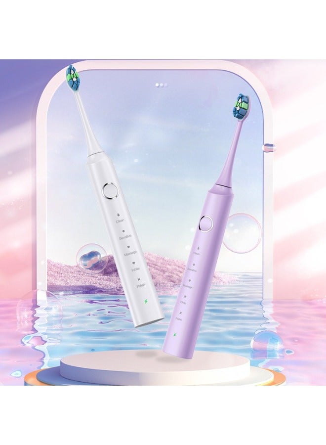Sonic Electric Toothbrush Usb Fully Automatic Replacement Brush Head Magnetic Levitation Long-lasting Rechargeable Gum Care Portable