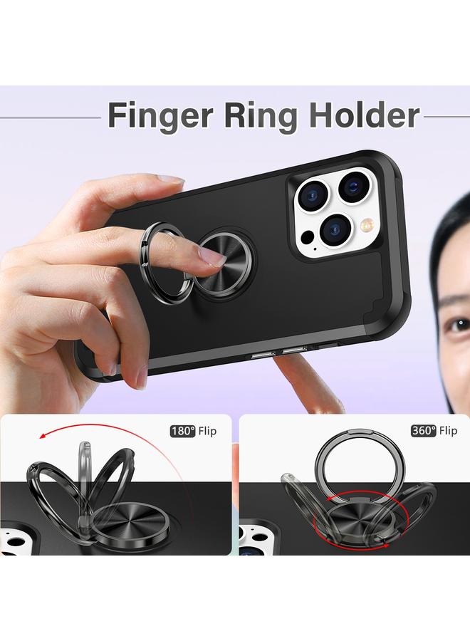 اس-توب جراب لهاتف iPhone 13 Pro Max L2 مع حامل حلقي دوار مغناطيسي - Image 3