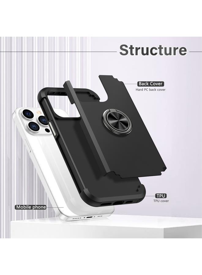 اس-توب جراب لهاتف iPhone 13 Pro Max L2 مع حامل حلقي دوار مغناطيسي - Image 2