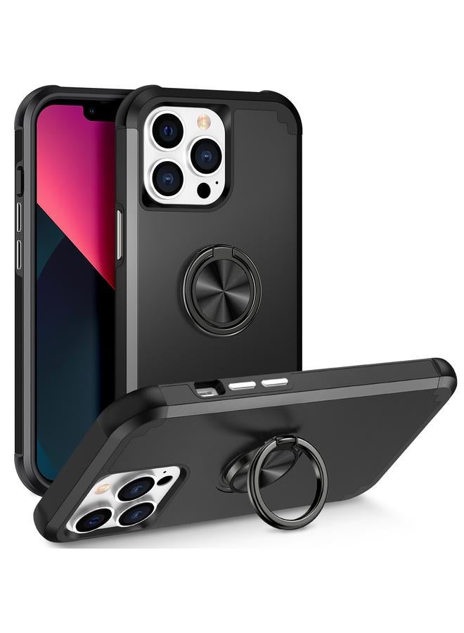 اس-توب جراب لهاتف iPhone 13 Pro Max L2 مع حامل حلقي دوار مغناطيسي - Image 1