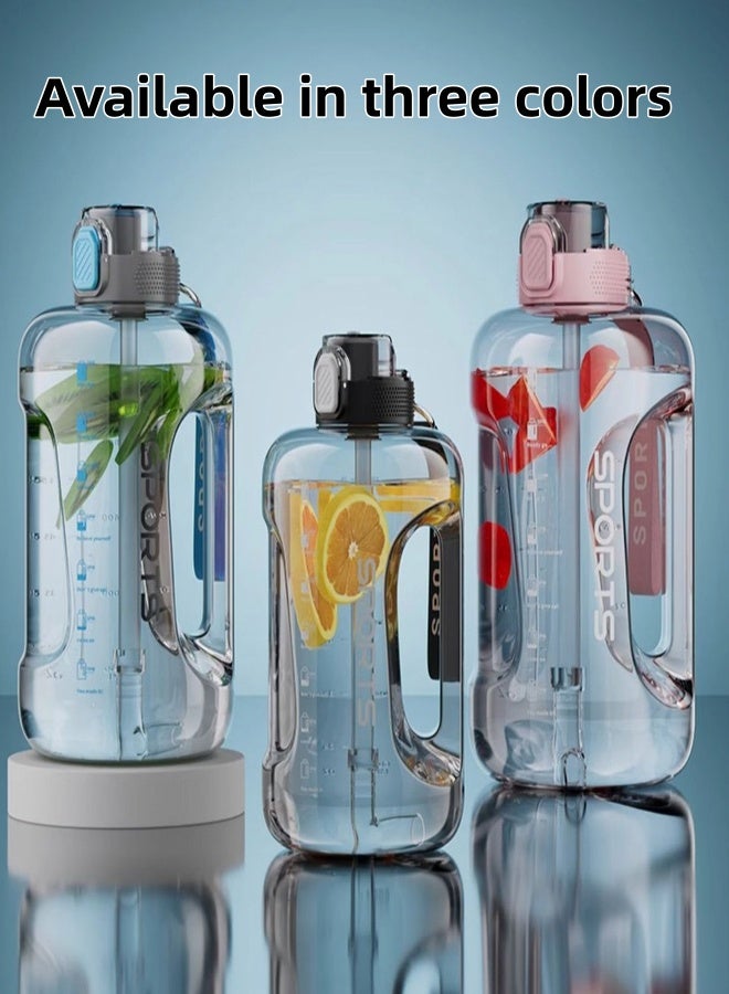 PC Material Sports Water Bottle - BPA & DEHP Free, 1700ML/2700ML, Leak-Proof with Dual Drinking Modes - Image 3