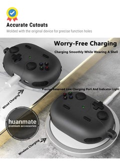 huanmate Huawei FreeBuds 6i Premium Protection Case Cover - Dark Grey - Lightweight, Stylish Design, Accurate Cut-outs - Easy to Install & Remove - Durable Shield for Your Huawei FreeBuds 6i  - Image 5