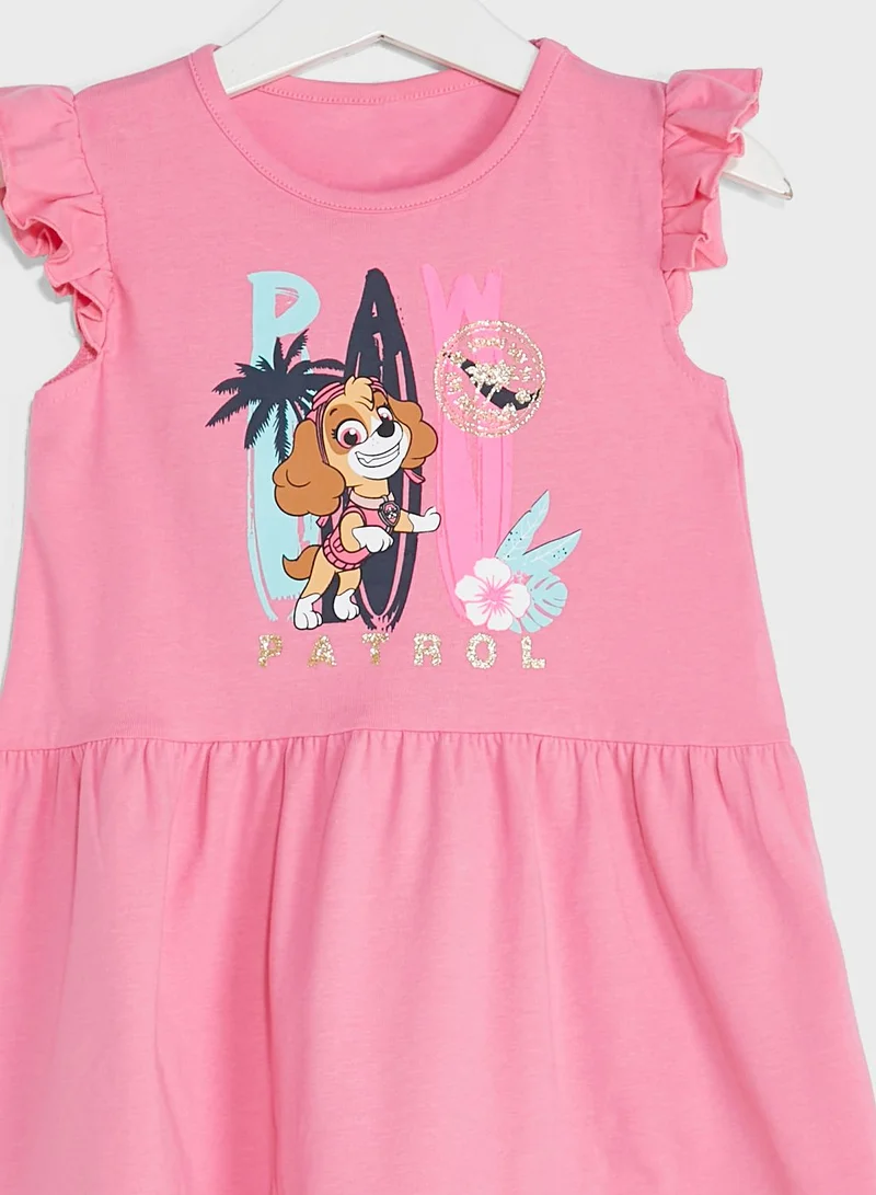 NAME IT Kids Paw Patrol Print Dress