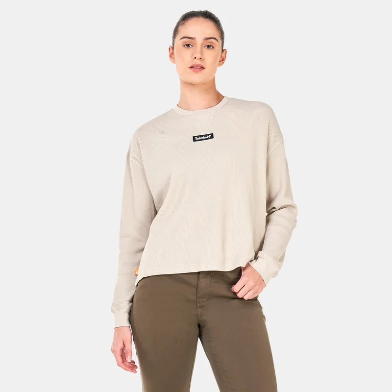 Timberland Women's Waffle-Knit T-Shirt