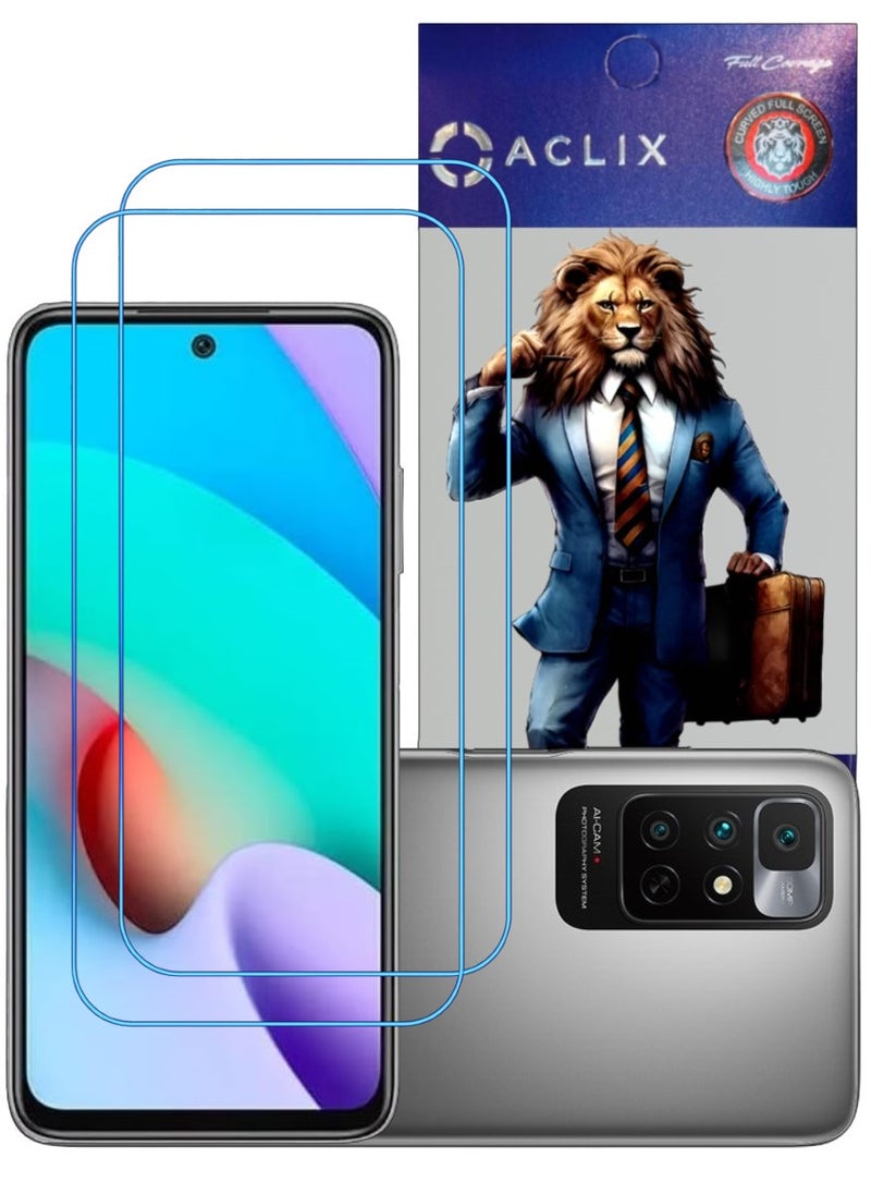 ACLIX 2 Pieces Antistatic ESD Dustproof Premium Quality High Definition Clear Tempered Glass Screen Protector Designed For Xiaomi Redmi Note 11 4G - Image 1