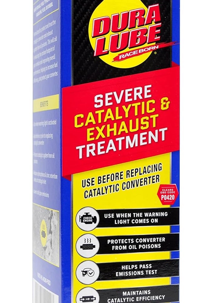 Nan دورا لوبي 2 عبوة علاج حاد للكاتاليتيك والعادم منظف مضافات الوقود 16 أونصة سائلة عبوة مزدوجة - Image 2