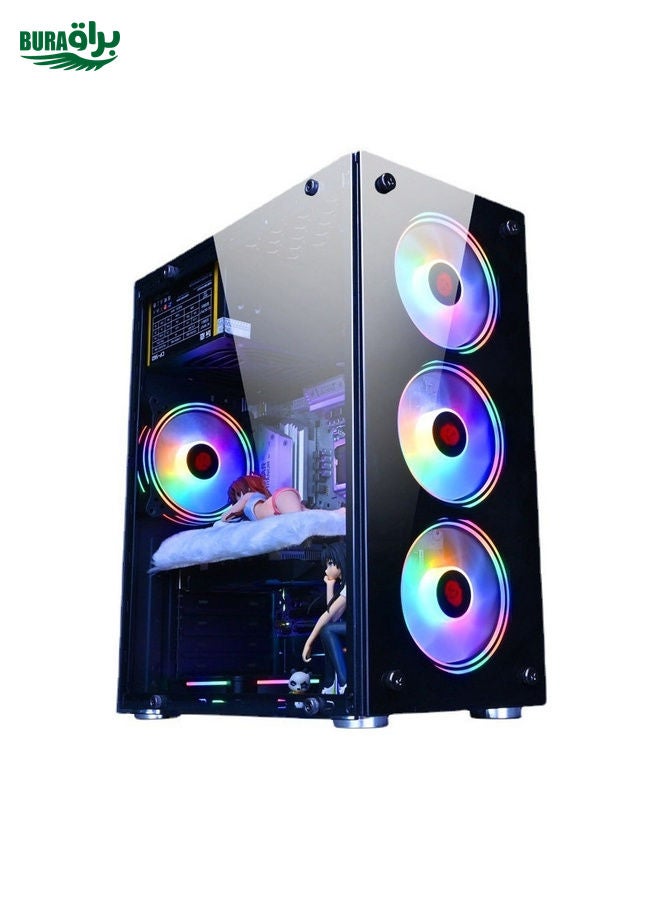 BURAQ Computer CPU RGB luminous Radiator 6 Fans+Remote Control  - Image 5