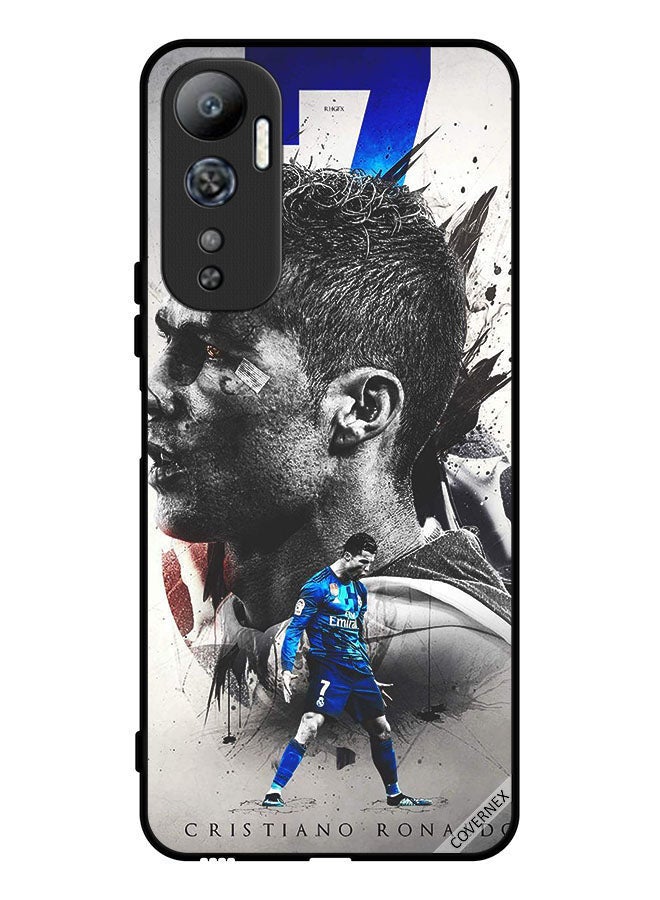 Covernex Protective Case Cover For Infinix Hot 20 4G Cristiano Ronaldo Wallpaper - Image 1