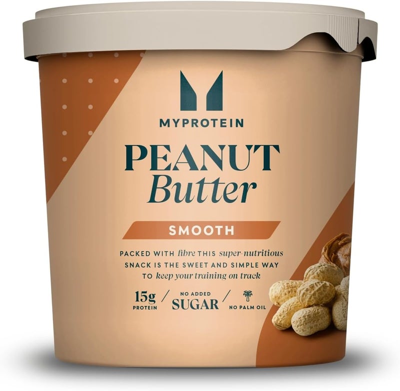 Myprotein Coconut Peanut Butter Smooth HighProtein Nut Spread with Roasted Peanuts Coconut Honey No Added Salt Sugar or Palm Oil Source of Vitamin E Fibre Magnesium 1kg Tub
