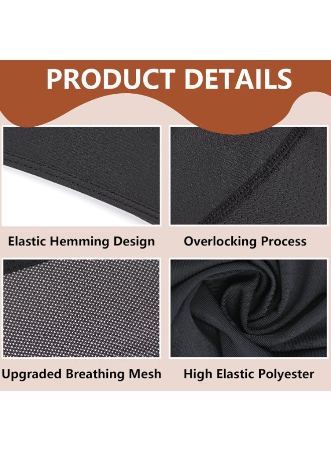 شابية 2 قطعة أقنعة بالاكلافا للوجه، قناع تزلج تدفئة للرقبة خفيف الوزن ومرن متعدد الوظائف، غطاء وجه كامل مرن متعدد الوظائف للحماية من الأشعة فوق البنفسجية والرياح للجنسين للرجال والنساء لركوب الدراجات النارية والجري - Image 5