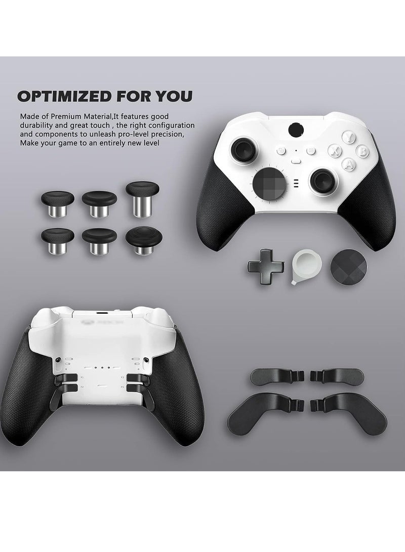 General Complete Component Pack for Xbox Elite Wireless Controller Series 2，package Includes 1 Carrying Case 1 Dock, 4 Paddles, 2 DPads, 6 Thumbsticks,1Tool, for Xbox One Elite Series 2 Core Replacement Parts  - Image 5