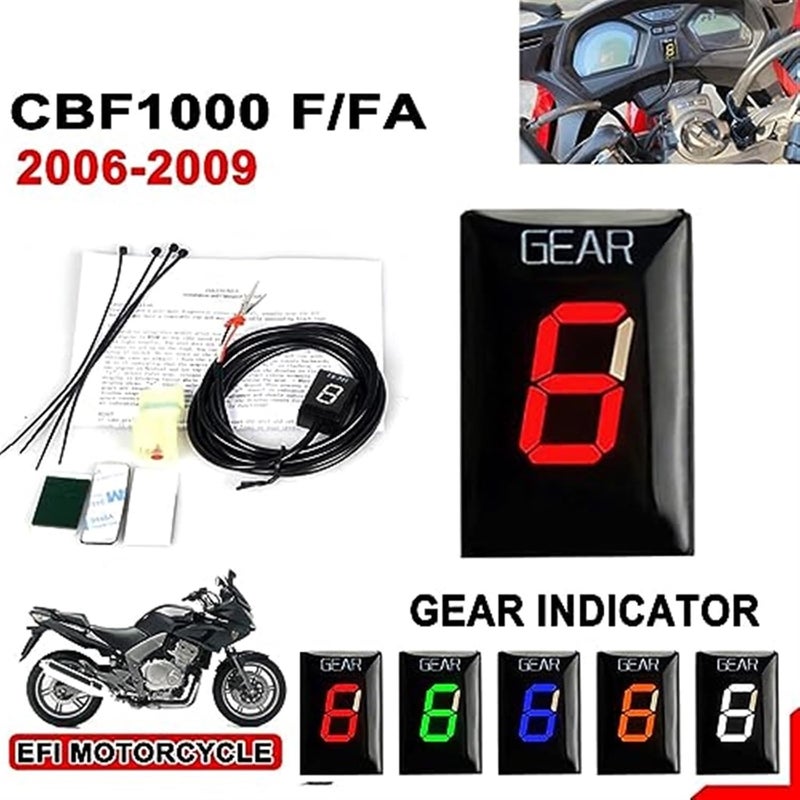 Wivplex 1-6 LIGHT Gear Indicator for Motorcycles - Image 4