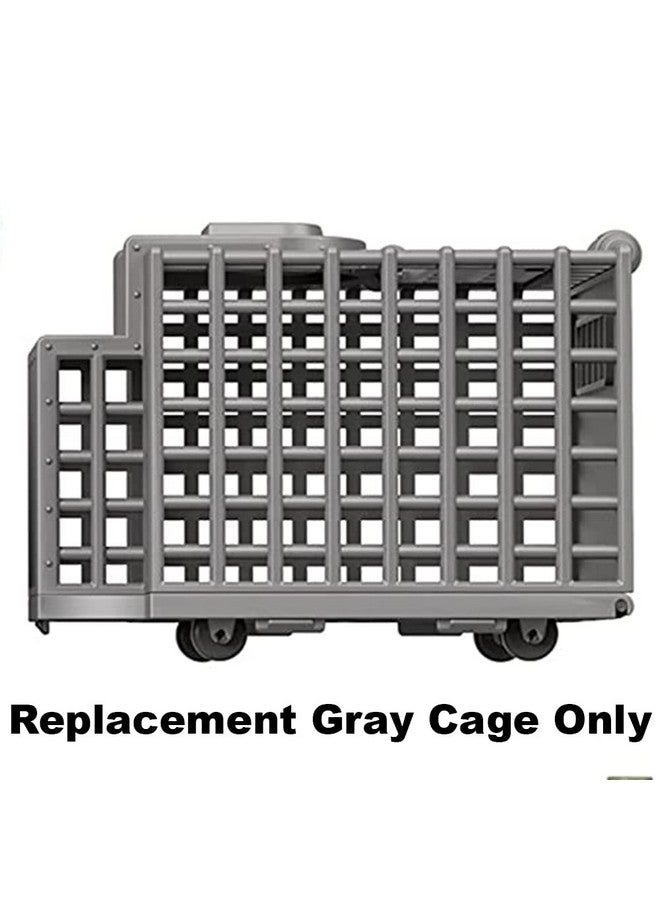 imaginext مجموعة ألعاب نقل الديناصورات من إيميجينكست - FMX87 ~ مستوحاة من حديقة الديناصورات ~ قفص رمادي بديل - Image 2