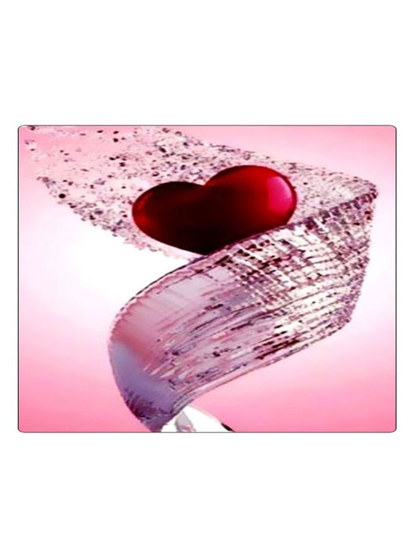 RKN Printed Anti-Slip Gaming Mouse Pad Pink/White/Red