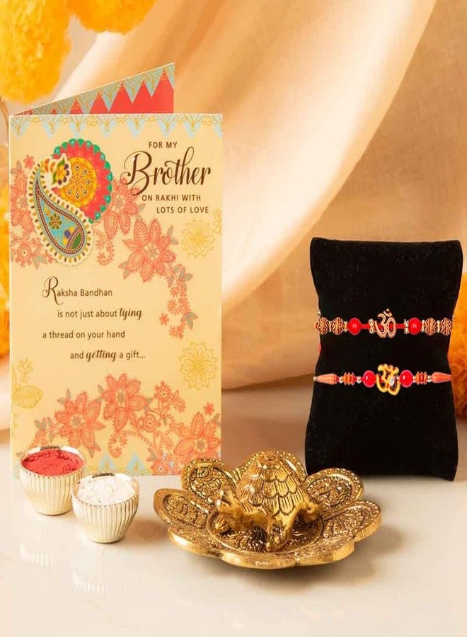 ARCHIES Rakhi Collection For Rakshabandhan | Rakhi For Brother | Rakhi for Bhaiya and Bhabhi | Rakhi Combo Gift Hamper (ACCOMMODATING-RELIGIOUS GOD + RAKHI COMBO) - Image 2