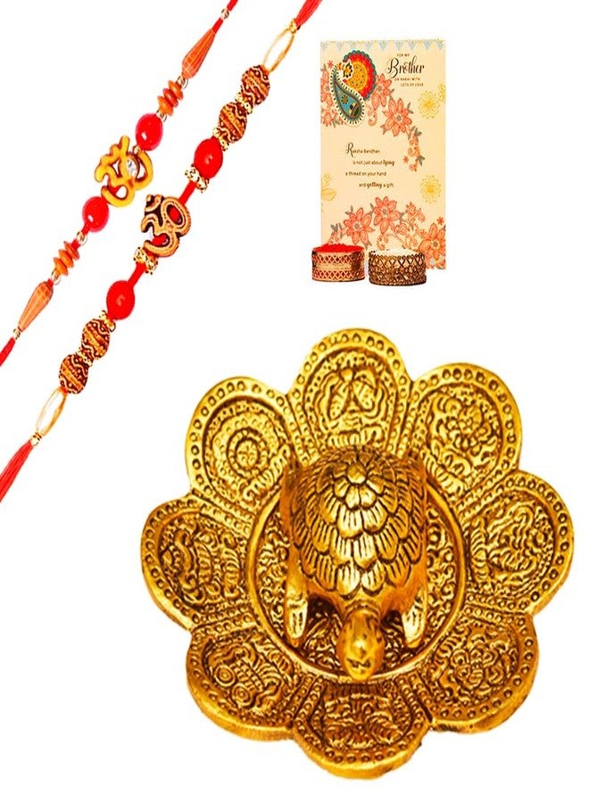 ARCHIES Rakhi Collection For Rakshabandhan | Rakhi For Brother | Rakhi for Bhaiya and Bhabhi | Rakhi Combo Gift Hamper (ACCOMMODATING-RELIGIOUS GOD + RAKHI COMBO) - Image 1