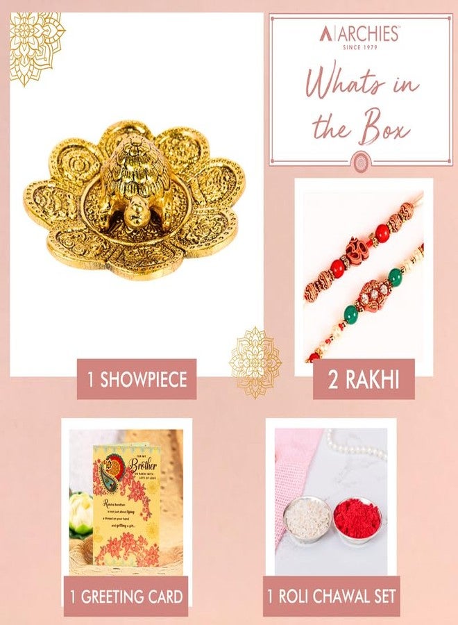 ARCHIES Rakhi Collection For Rakshabandhan | Rakhi For Brother | Rakhi for Bhaiya and Bhabhi | Rakhi Combo Gift Hamper (ACCOMMODATING-RELIGIOUS GOD + RAKHI COMBO) - Image 3