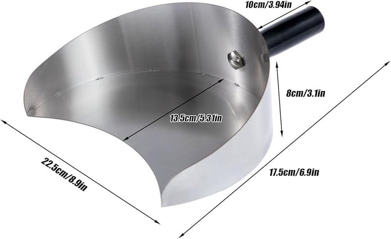 Stainless Steel Meat Catcher Pan for Shawarma Machine Kebab Grill BBQ Rotisserie - Image 3