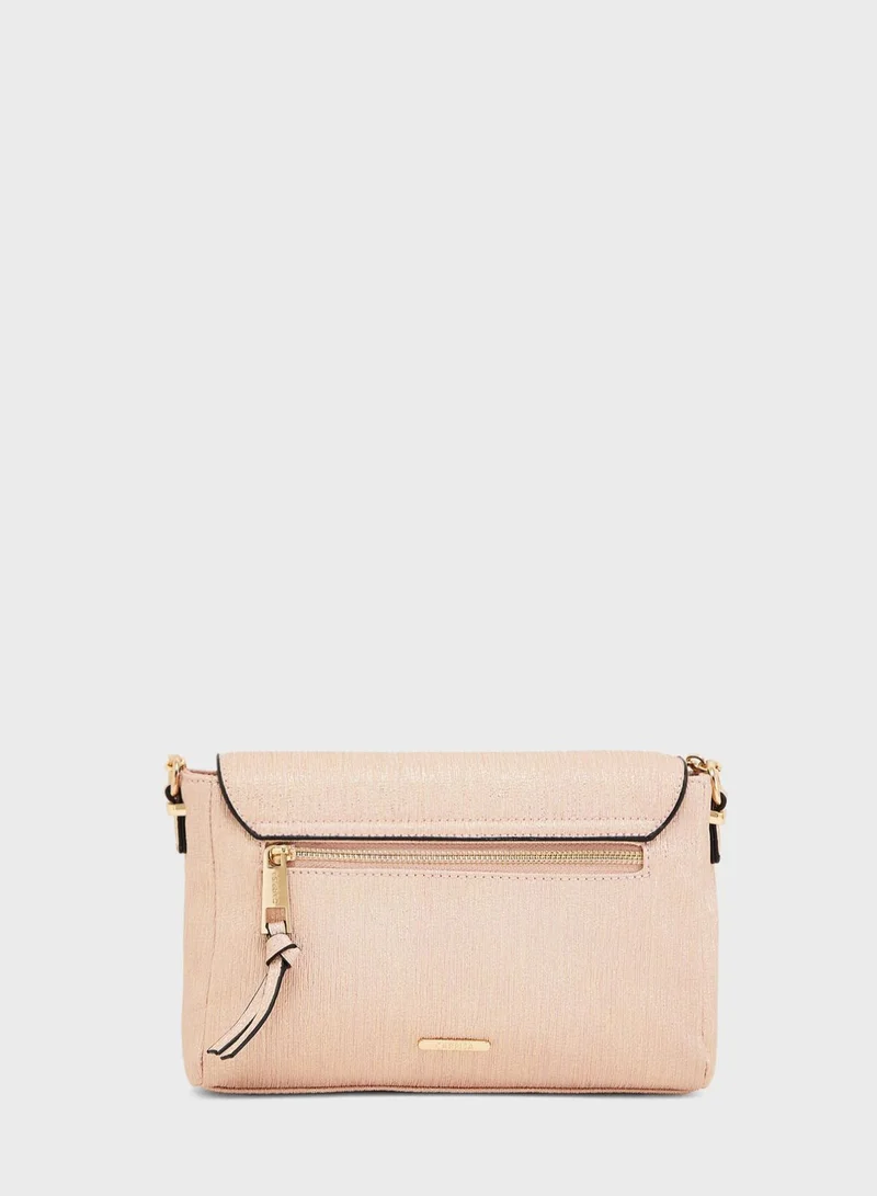 CARPISA Chain Detail Quilted Crossbody