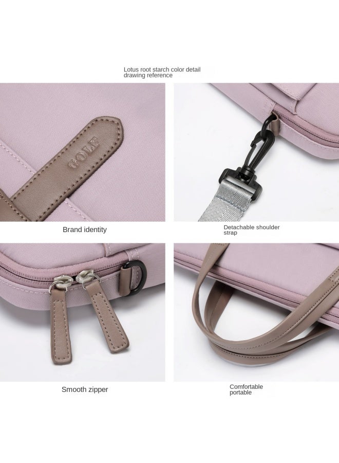 جولف حقيبة يد مراهقات عالية القيمة حقيبة أوراق عصرية بحجم 15.6 بوصة لحمل الكمبيوتر المحمول - Image 4