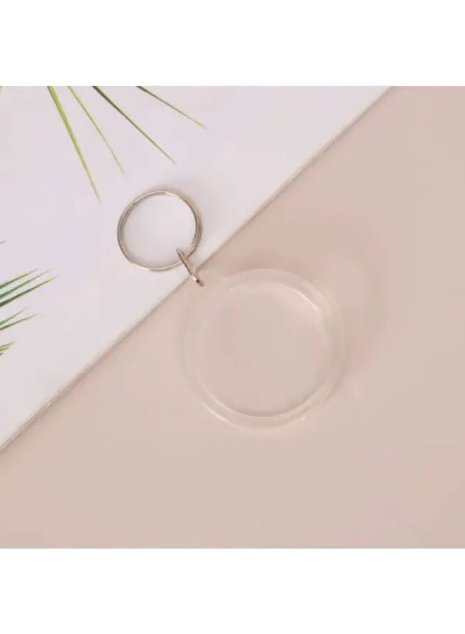 Acrylic Photo Keychain Frame With Transparent Plastic Picture Holder 1pc - Image 1