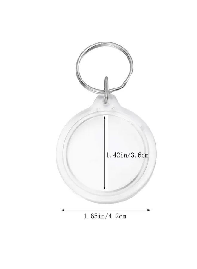 Acrylic Photo Keychain Frame With Transparent Plastic Picture Holder 1pc - Image 5