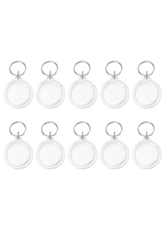 Acrylic Photo Keychain Frame With Transparent Plastic Picture Holder 1pc - Image 2