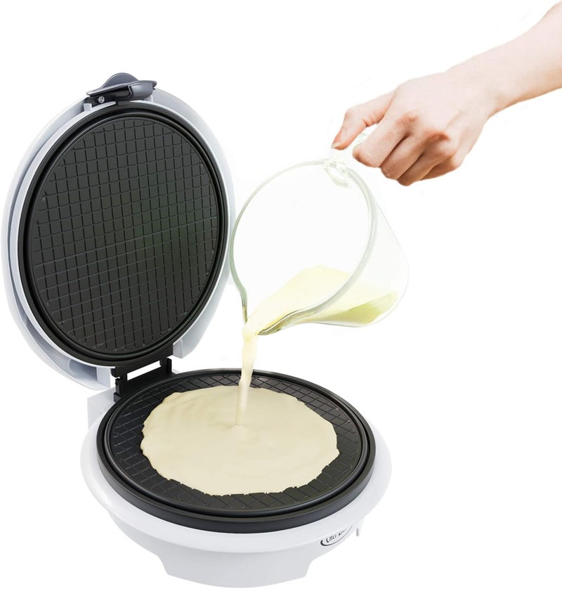 Chef Buddy Waffle Cone Maker - Electric Nonstick Waffle Iron with Shaper Cone Included - Small Kitchen Appliances (White) - Image 4