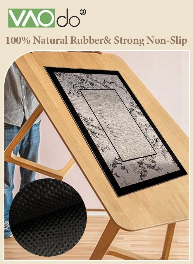 Bukela Front Door Mat, Outside Entrance Heavy Duty Natural Backing Rubber Mat, Non Slip, Rubber Backing Front Door Mat, Dirt Trapper, Indoor Outdoor Door Mat Easy Clean Patio Porch Entryway Mat 60*90CM - Image 5