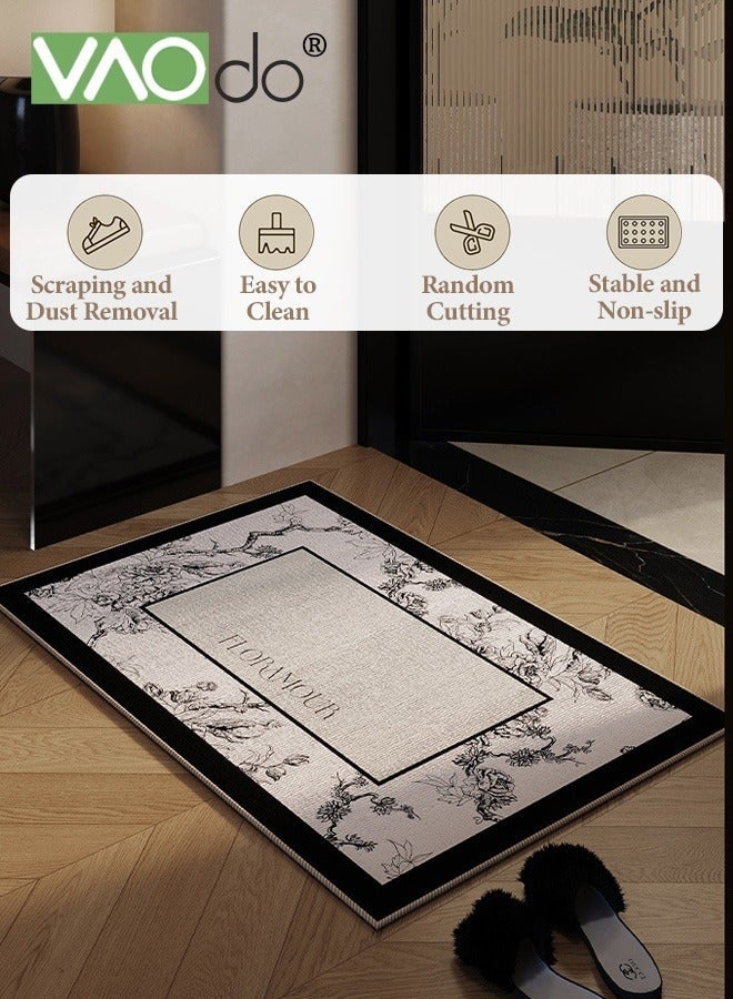 Bukela Front Door Mat, Outside Entrance Heavy Duty Natural Backing Rubber Mat, Non Slip, Rubber Backing Front Door Mat, Dirt Trapper, Indoor Outdoor Door Mat Easy Clean Patio Porch Entryway Mat 60*90CM - Image 3