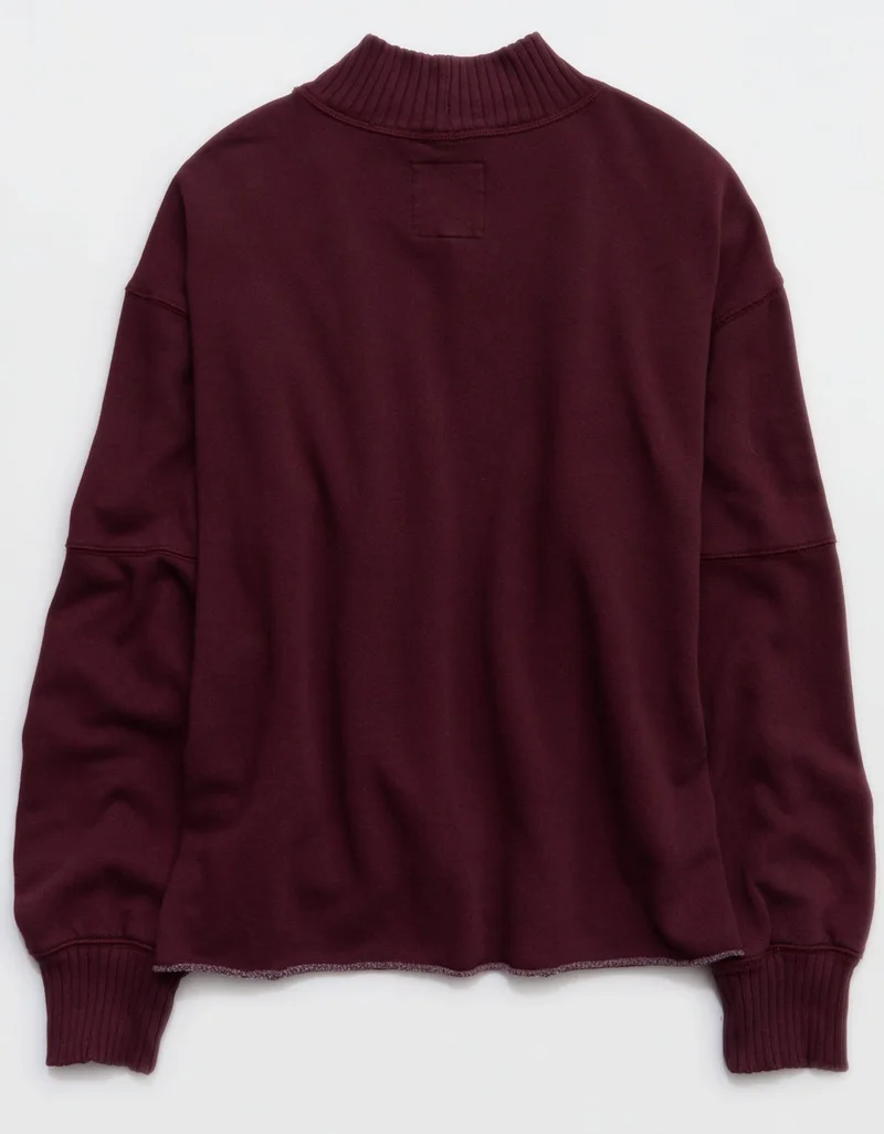 Aerie Aerie Layover Mock Neck Sweatshirt