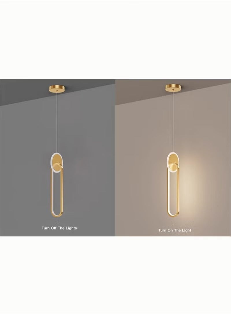 ثريا LED حديثة ثلاثية الألوان قابلة للتعتيم بتقنية LED ثريا حديثة فاخرة من فن الحديد الشمالي أضواء معلقة لغرفة النوم ديكور غرفة المعيشة أضواء معلقة  - Image 5