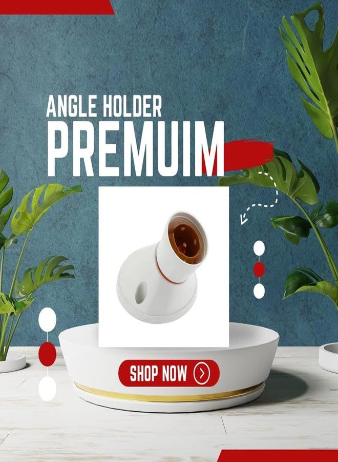 COPY LINE 6A Angle Lamp Holder | Fancy Type, 240V - Pack of 3 - Image 3