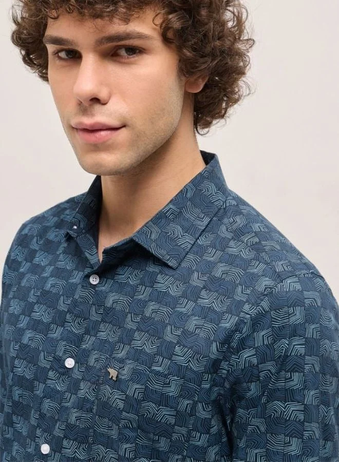 The Bear House  Men's Shirt for Casual and Formal Wear | Classic Button-Down Style for Office, Daily Use, Travel, Events & All-Season Outfits | Versatile & Stylish Wardrobe Essential for Every Occasion for Men | Best Price UAE