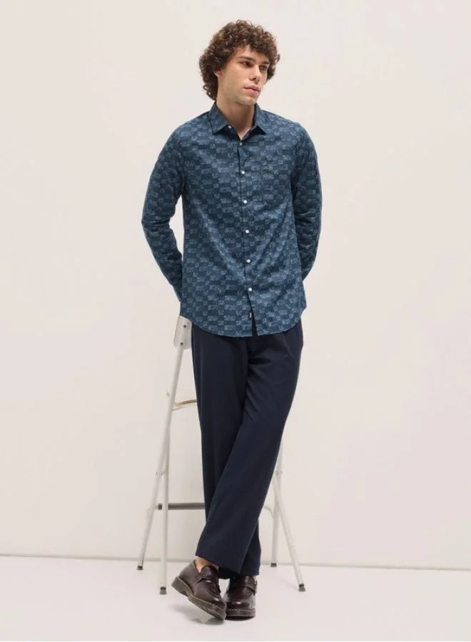 THE BEAR HOUSE Men's Shirt for Casual and Formal Wear | Classic Button-Down Style for Office, Daily Use, Travel, Events & All-Season Outfits | Versatile & Stylish Wardrobe Essential for Every Occasion