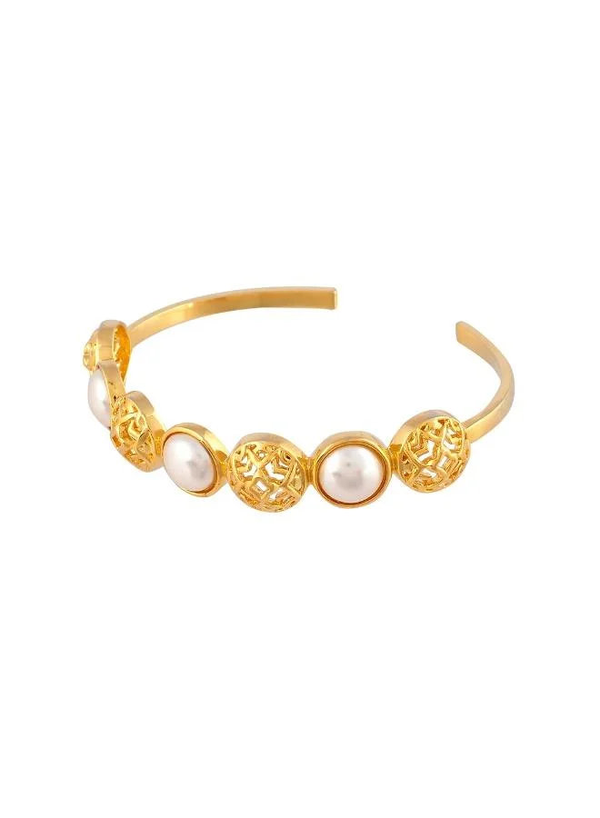 VOYLLA Nazakat Niswani Pearl Cuff