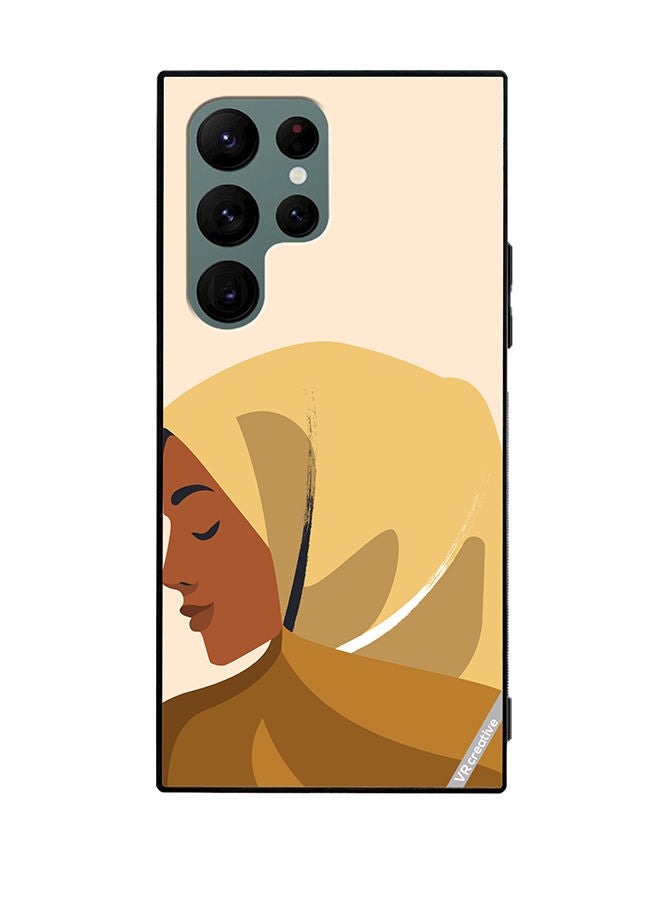 VR CREATIVE Protective Case Cover For Samsung Galaxy S22 Ultra 5G Cartoon Woman Shape Design Multicolour - Image 1