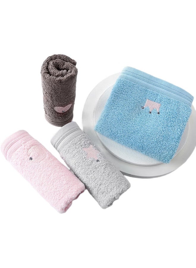 Grace Baby Class A Towel, Children'S Pure Cotton Face Towel, Home Embroidered Small Towel, Soft And Absorbent, Adult Face Towel - Image 3