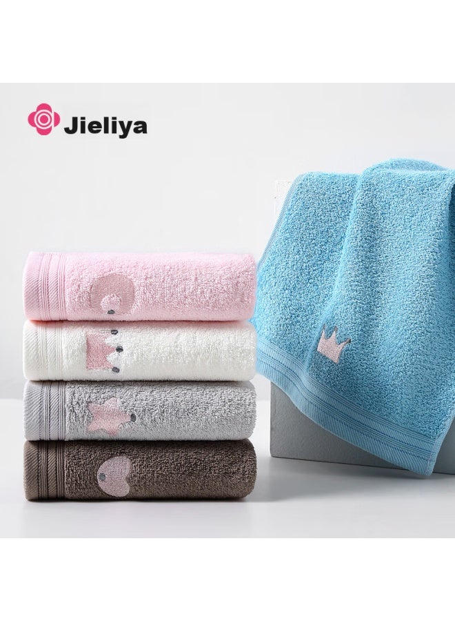 Grace Baby Class A Towel, Children's Pure Cotton Face Towel, Home Embroidered Small Towel, Soft And Absorbent, Adult Face Towel - Image 5