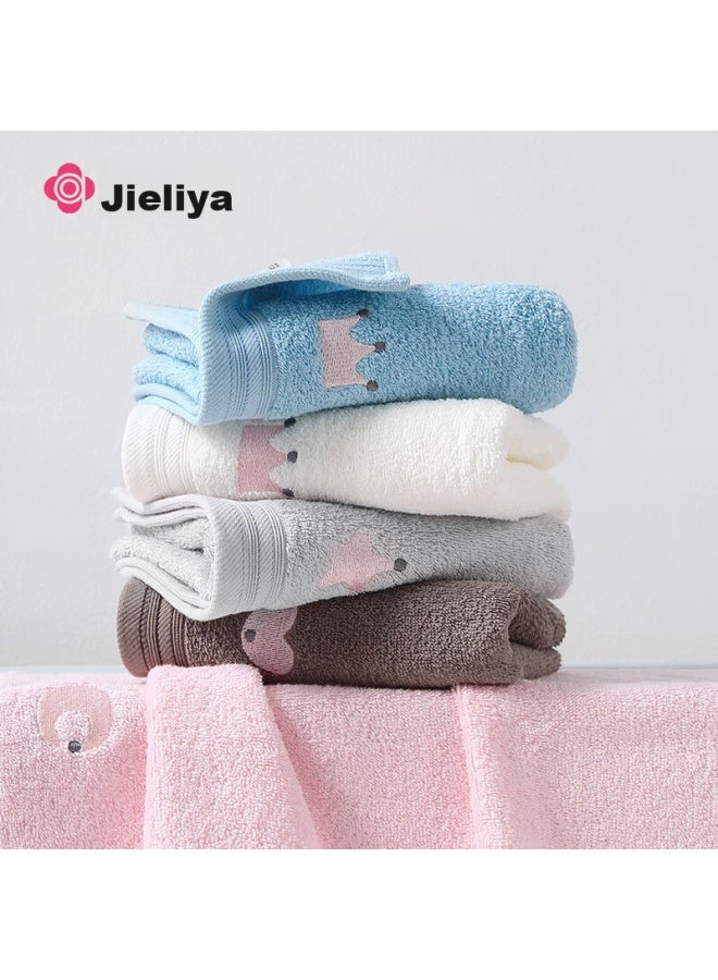 Grace Baby Class A Towel, Children's Pure Cotton Face Towel, Home Embroidered Small Towel, Soft And Absorbent, Adult Face Towel - Image 2