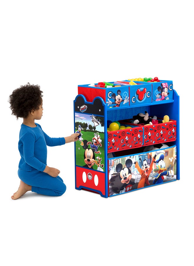 Delta CHILDREN منظم ألعاب ميكي ماوس متعدد الصناديق  - Image 4