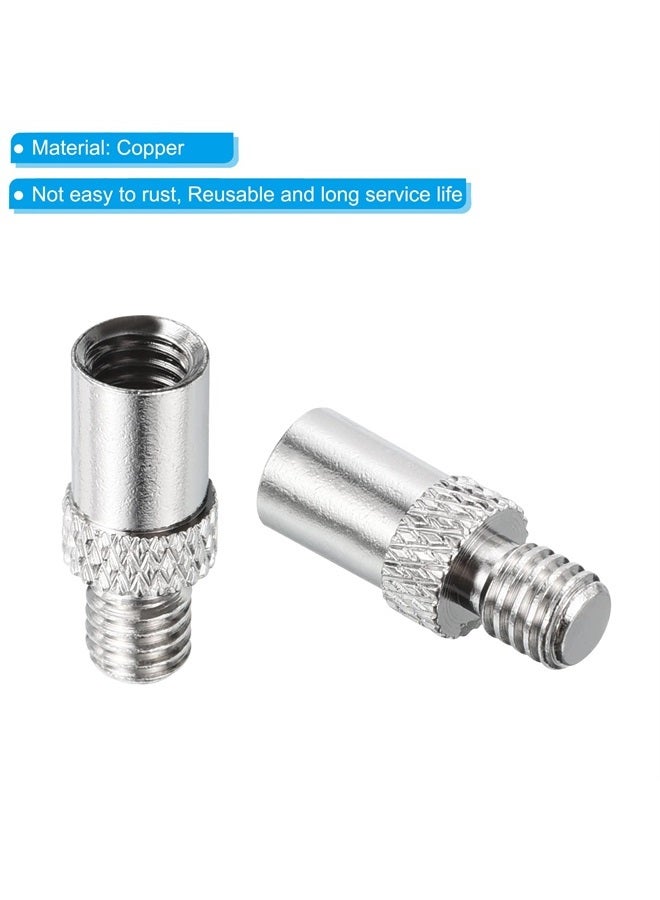 PATIKIL 2g Copper Dart Weight Add Accentuator 9 Pcs 15.5mm Length 2BA Thread Darts Weight Adjuster Dart Accessories Silver