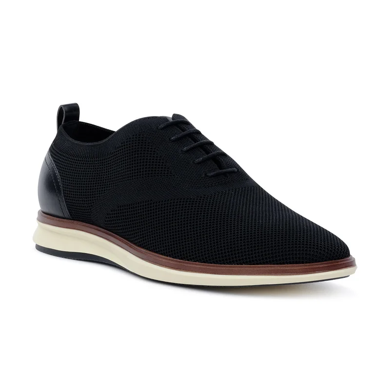 Milano Archer Mens Casual Oxford-Black