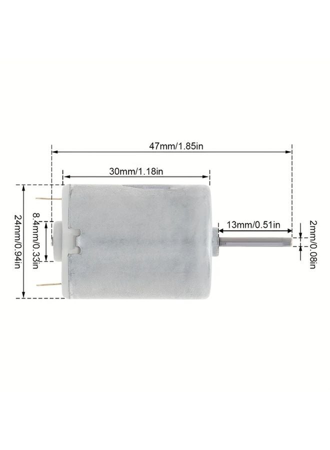 Metal High Speed R280 DC Motor 6 24V 19800 RPM For DIY Toys Mini Fans Water Pump - Image 3