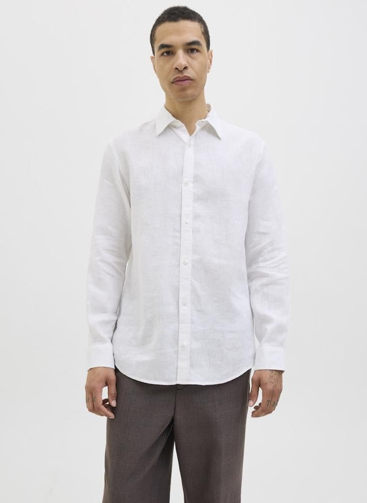 جاك اند جونز قميص كتان بأكمام طويلة - Image 1