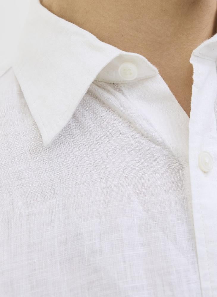 جاك اند جونز قميص كتان بأكمام طويلة - Image 4